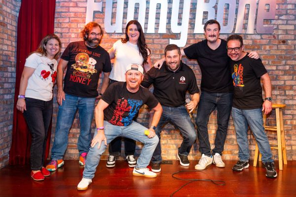 The 2025 Comedy Jam cast on stage at the Orlando FunnyBone